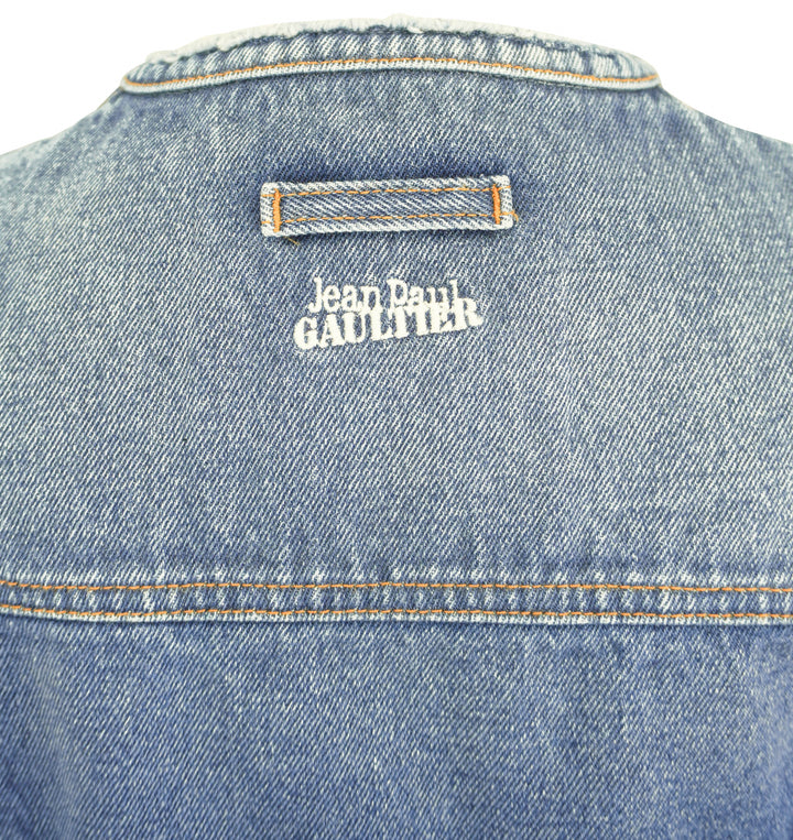 Jean Paul Gaultier The Belted Denim Jacket in Vintage Blue