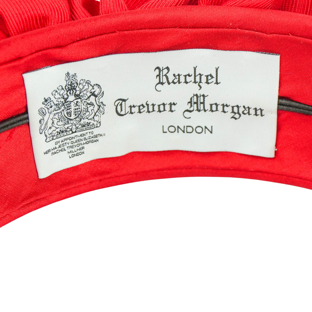 Rachel Trevor Morgan Ruched Grosgrain Ribbon Headband in Red - Discounts on Rachel Trevor Morgan at UAL