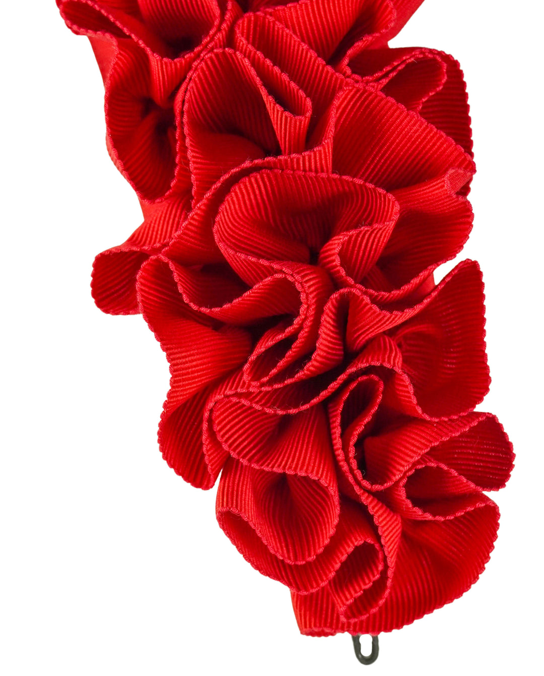 Rachel Trevor Morgan Ruched Grosgrain Ribbon Headband in Red - Discounts on Rachel Trevor Morgan at UAL