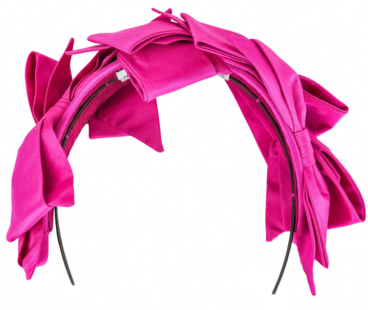 Rachel Trevor Morgan Silk Bow Headband in Pink - Discounts on Rachel Trevor Morgan at UAL
