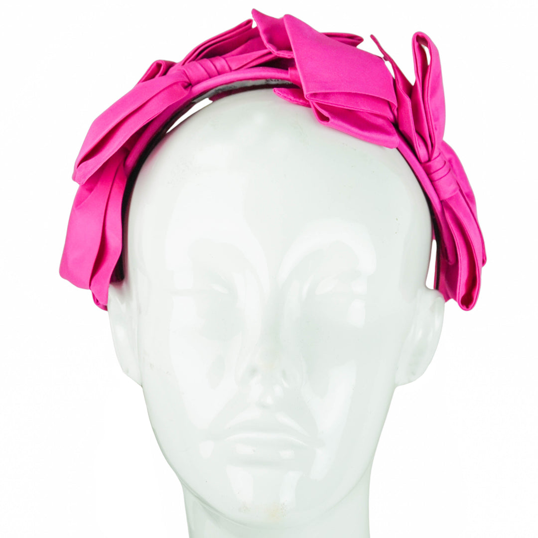 Rachel Trevor Morgan Silk Bow Headband in Pink - Discounts on Rachel Trevor Morgan at UAL