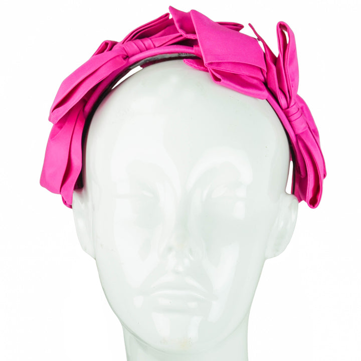 Rachel Trevor Morgan Silk Bow Headband in Pink - Discounts on Rachel Trevor Morgan at UAL