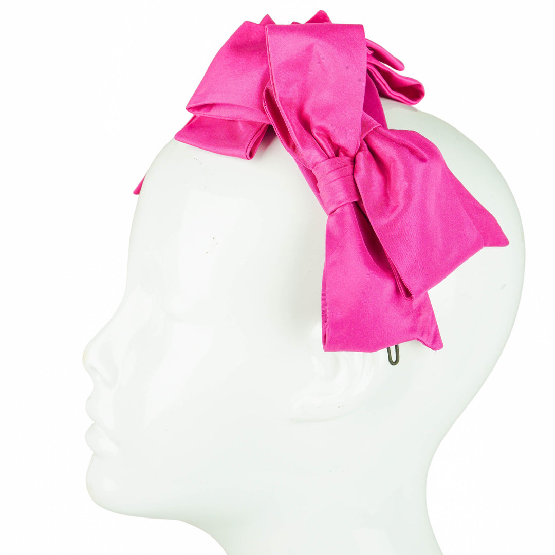 Rachel Trevor Morgan Silk Bow Headband in Pink - Discounts on Rachel Trevor Morgan at UAL