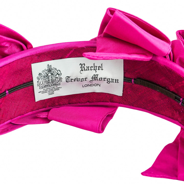 Rachel Trevor Morgan Silk Bow Headband in Pink - Discounts on Rachel Trevor Morgan at UAL