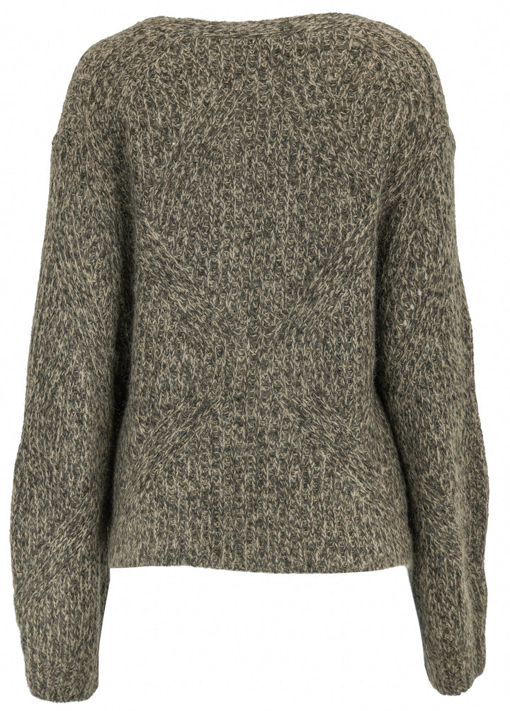 VINCE. Knit Sweater in Brown - Discounts on Vince. at UAL