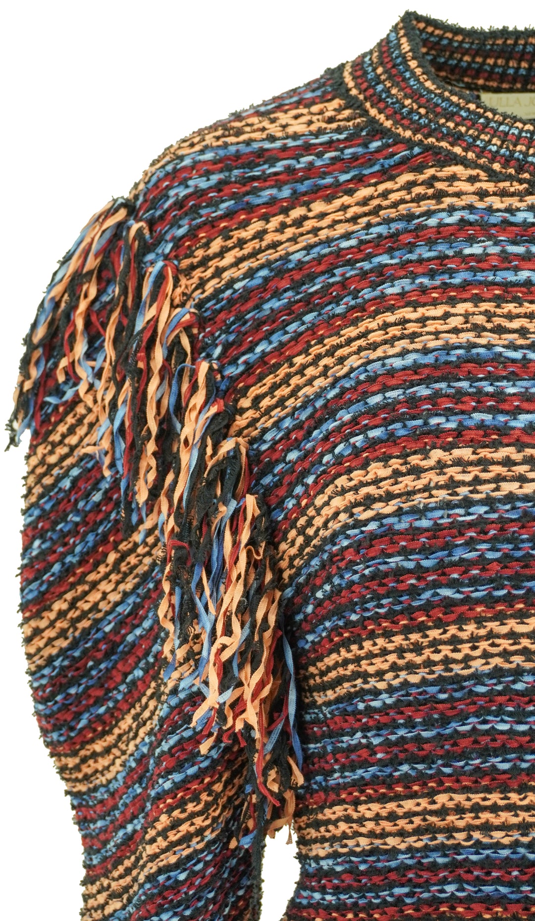 Ulla Johnson Arquette Fringe Sweater in Bergamot - Discounts on Ulla Johnson at UAL