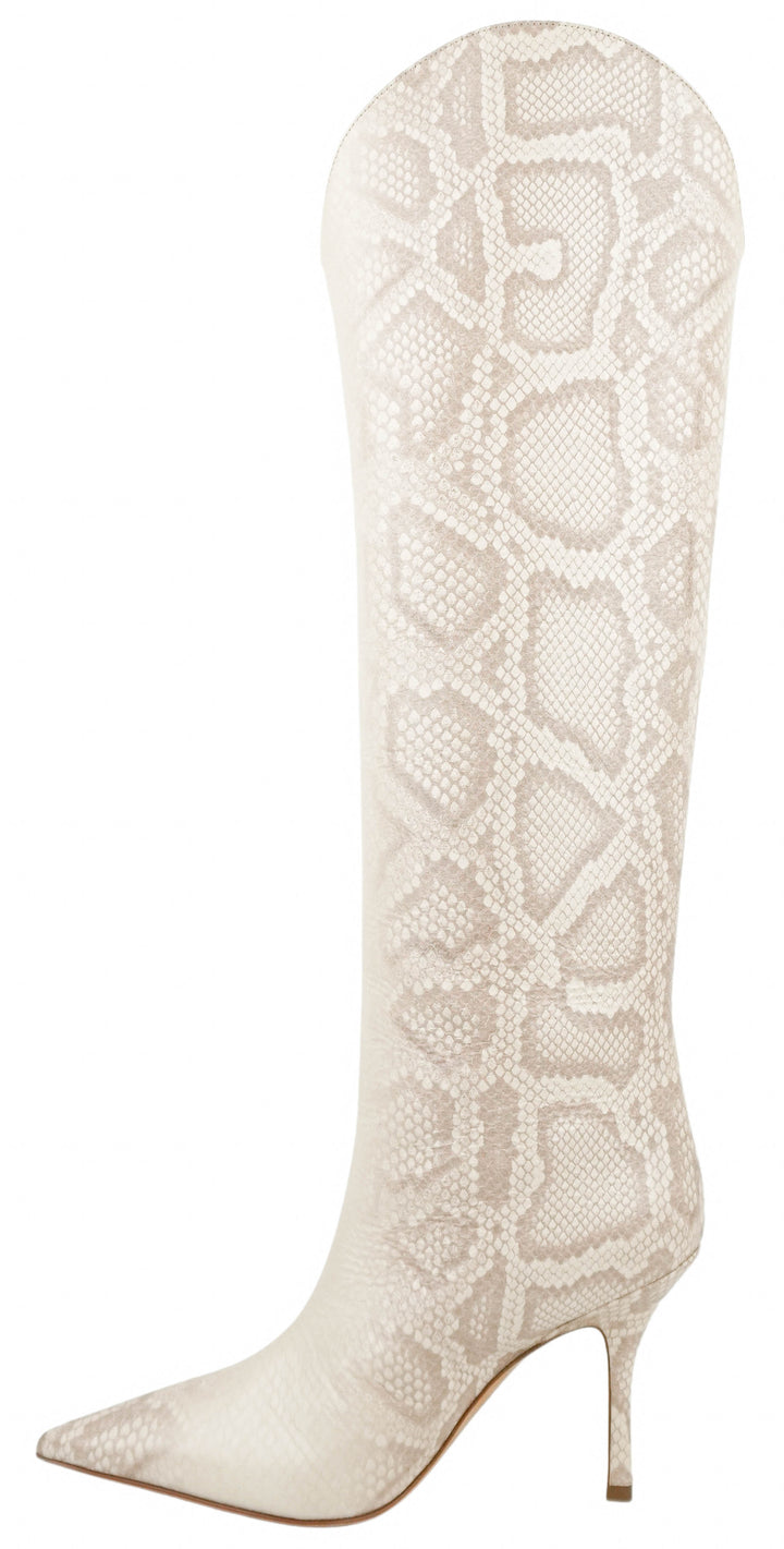 Paris Texas Nadia Boots in Seashell - Discounts on Paris Texas at UAL