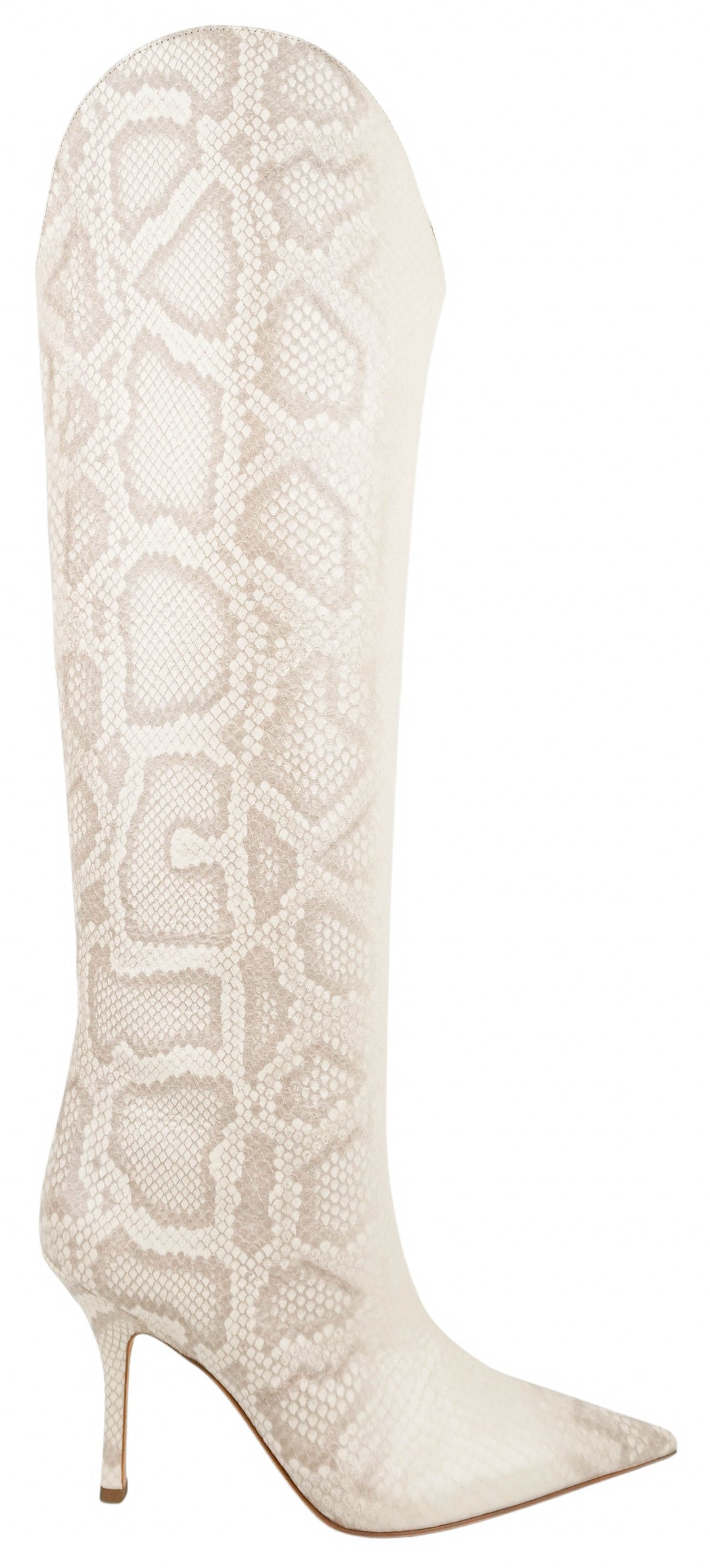 Paris Texas Nadia Boots in Seashell - Discounts on Paris Texas at UAL