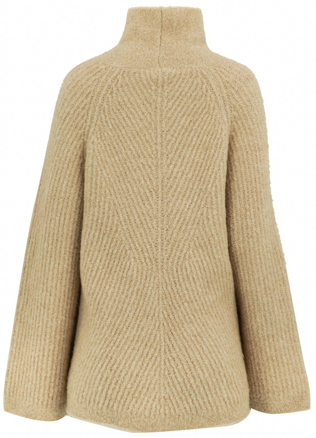 Theory Mock Neck Sweater in Light Beige - Discounts on Theory at UAL