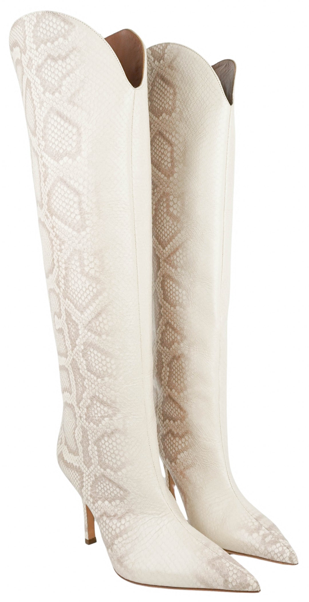 Paris Texas Nadia Boots in Seashell - Discounts on Paris Texas at UAL