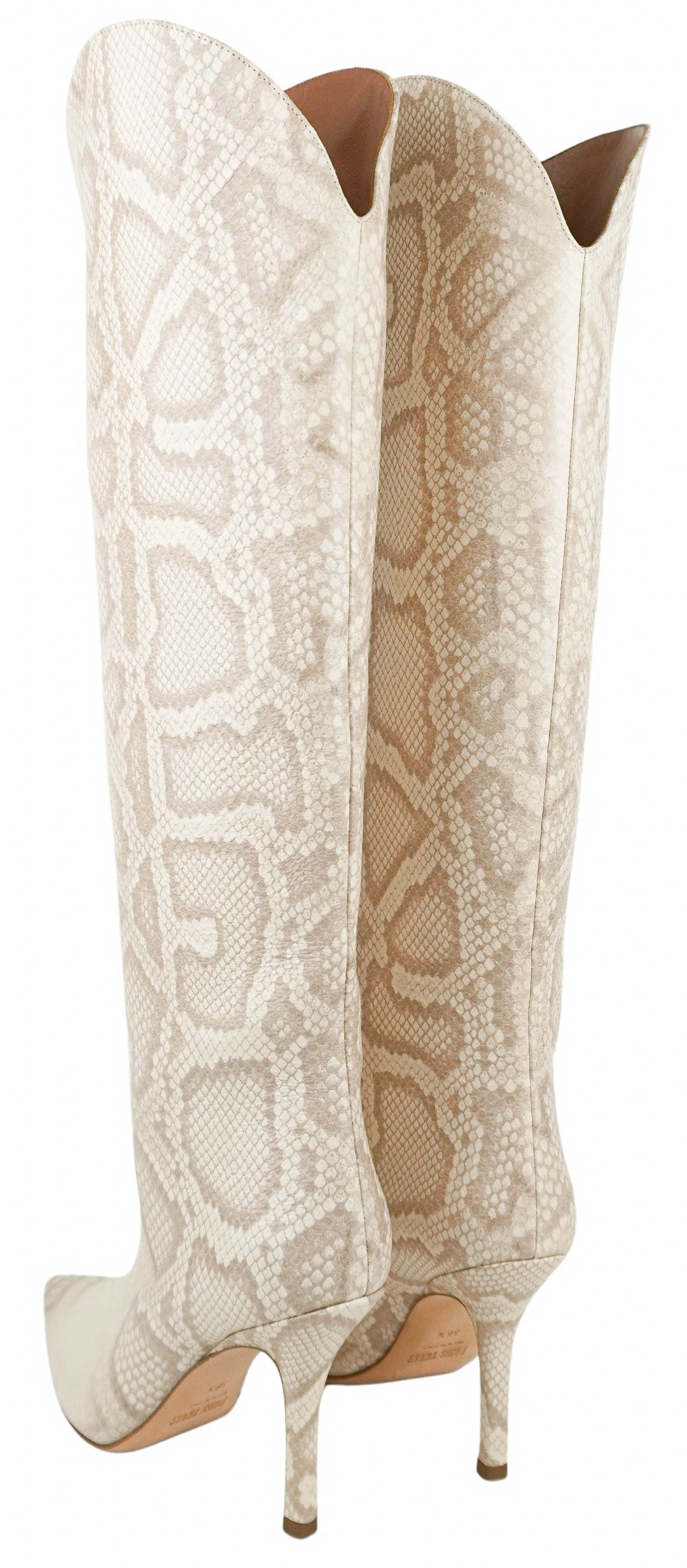 Paris Texas Nadia Boots in Seashell - Discounts on Paris Texas at UAL