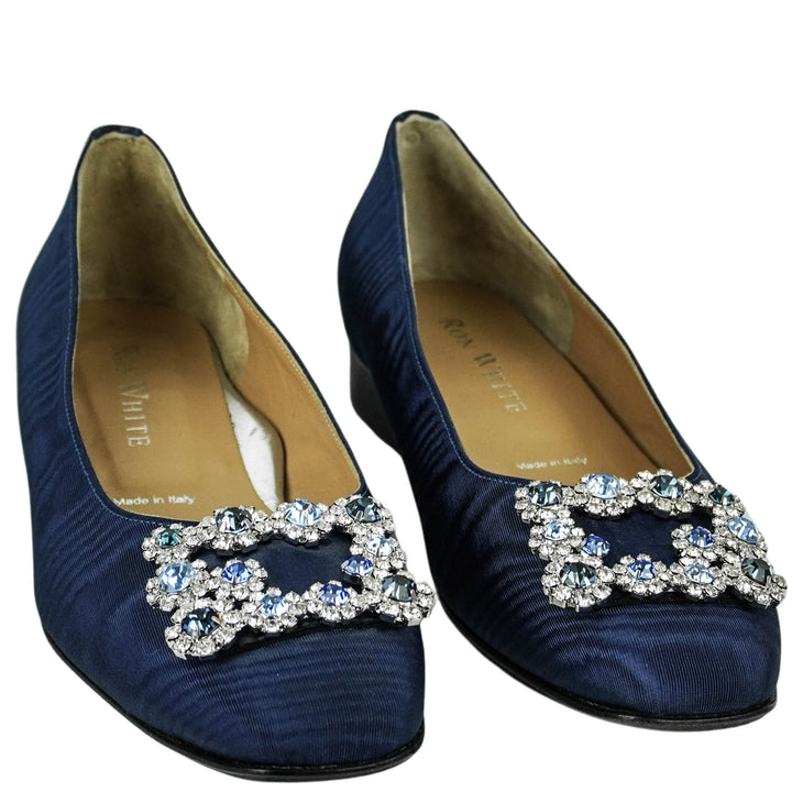 Ron White Jorja Flats in French Navy - Discounts on Ron White at UAL