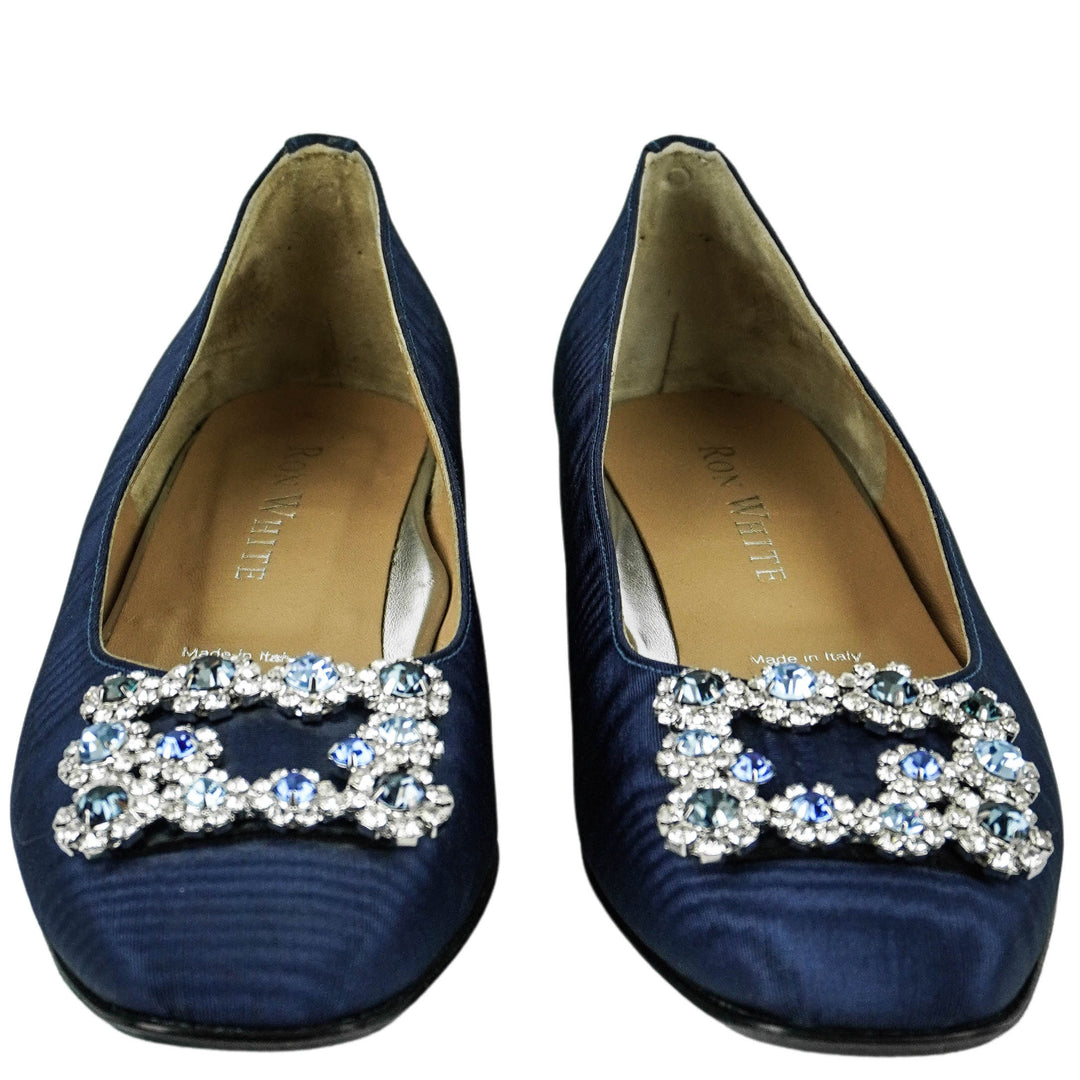 Ron White Jorja Flats in French Navy - Discounts on Ron White at UAL