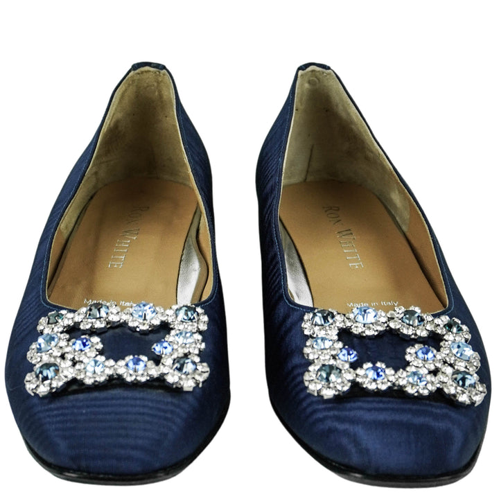 Ron White Jorja Flats in French Navy - Discounts on Ron White at UAL