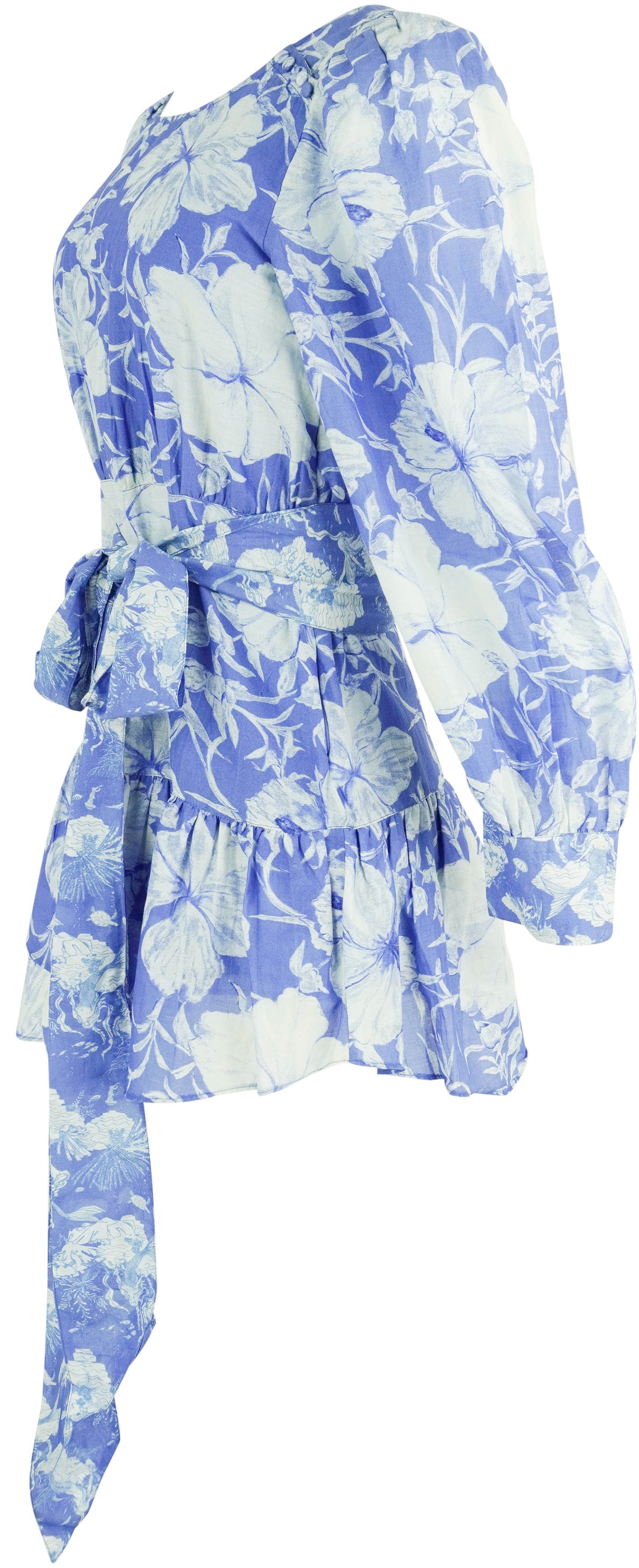 LoveShackFancy Teyana Dress in Salty Sea - Discounts on LoveShackFancy at UAL