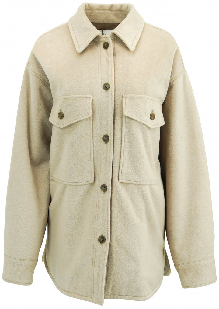 Velvet Overcoat in Tan - Discounts on Velvet By Graham & Spencer at UAL