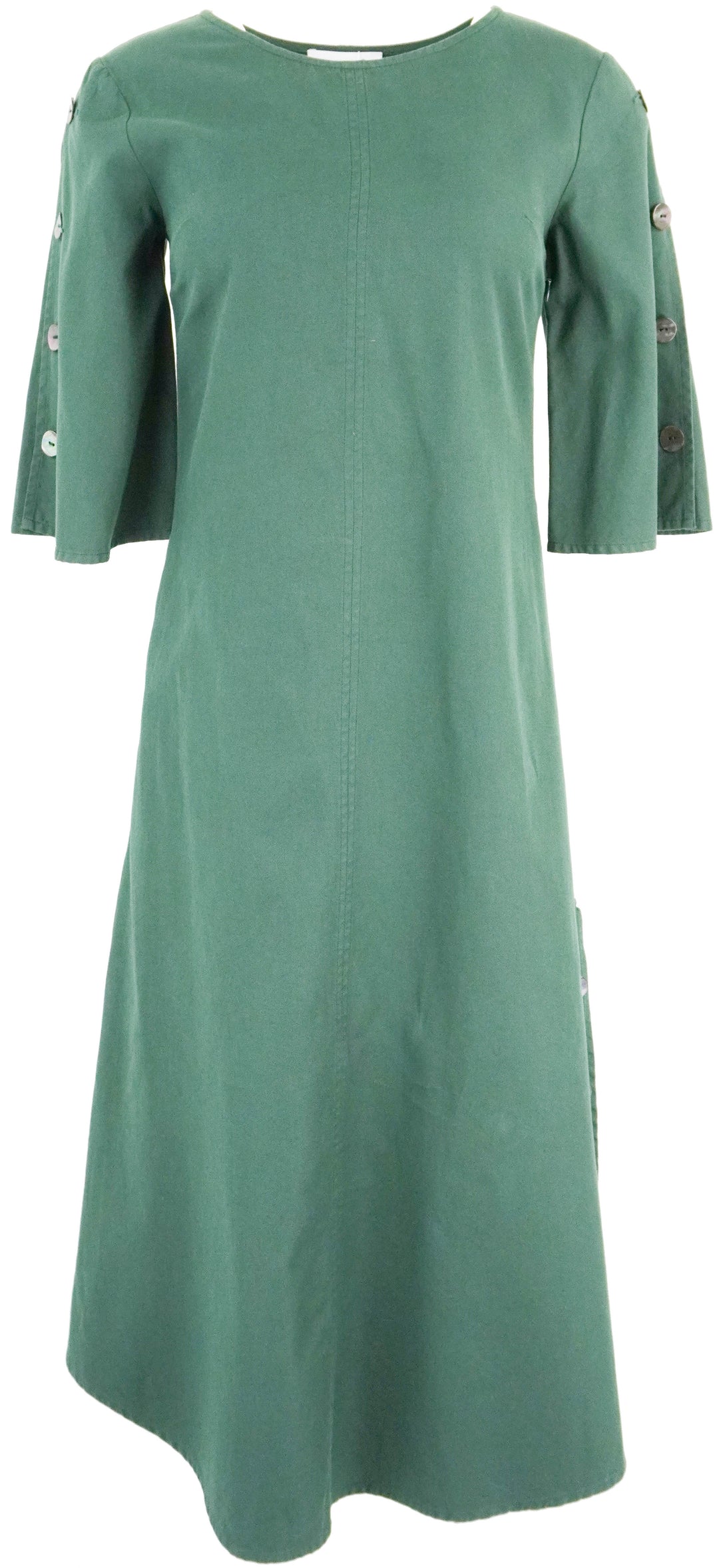 Merlette Falten Dress in Deep Forest - Discounts on Merlette at UAL