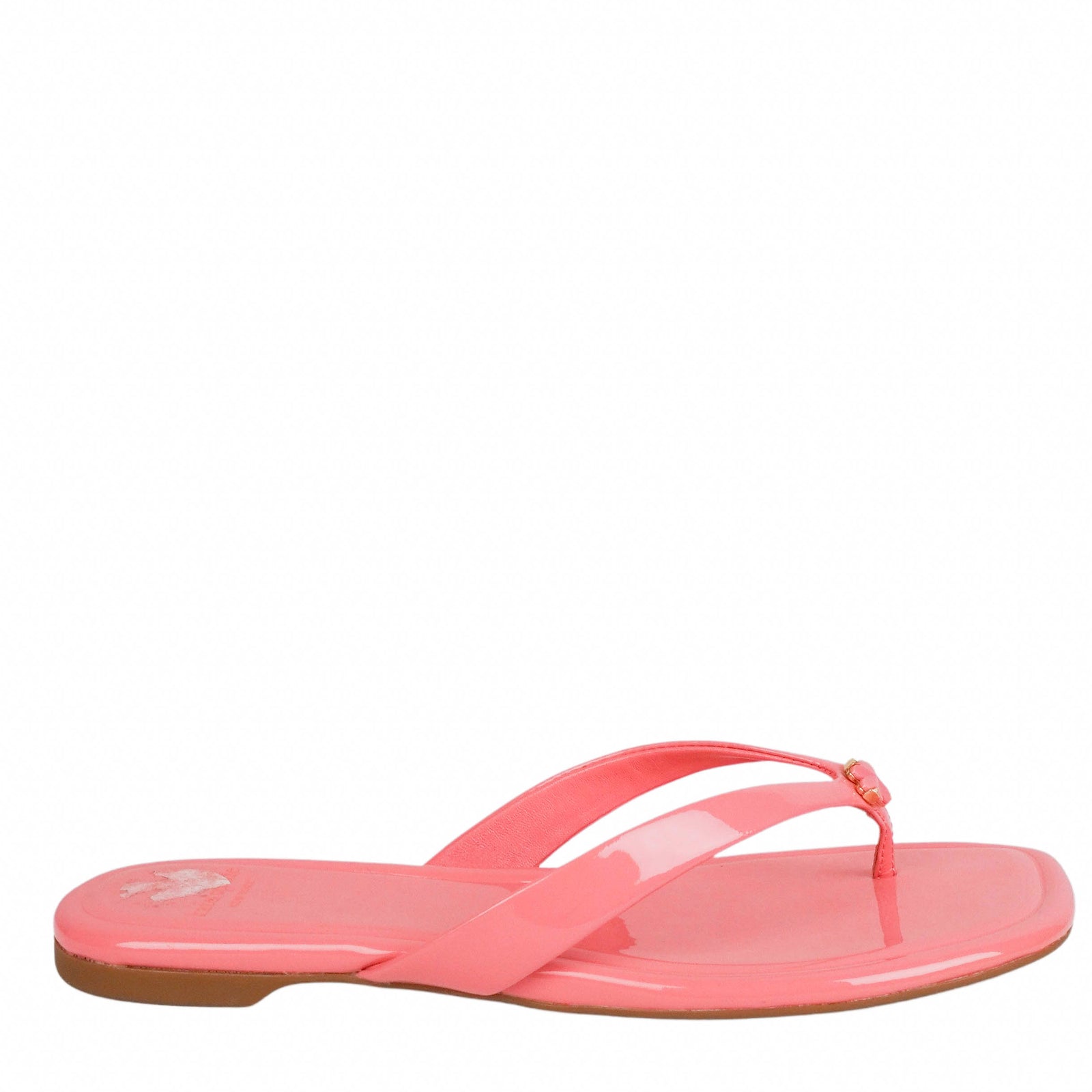 Kate Spade Flower Flip Flops in Ruby Citrus - Discounts on Kate Spade at UAL