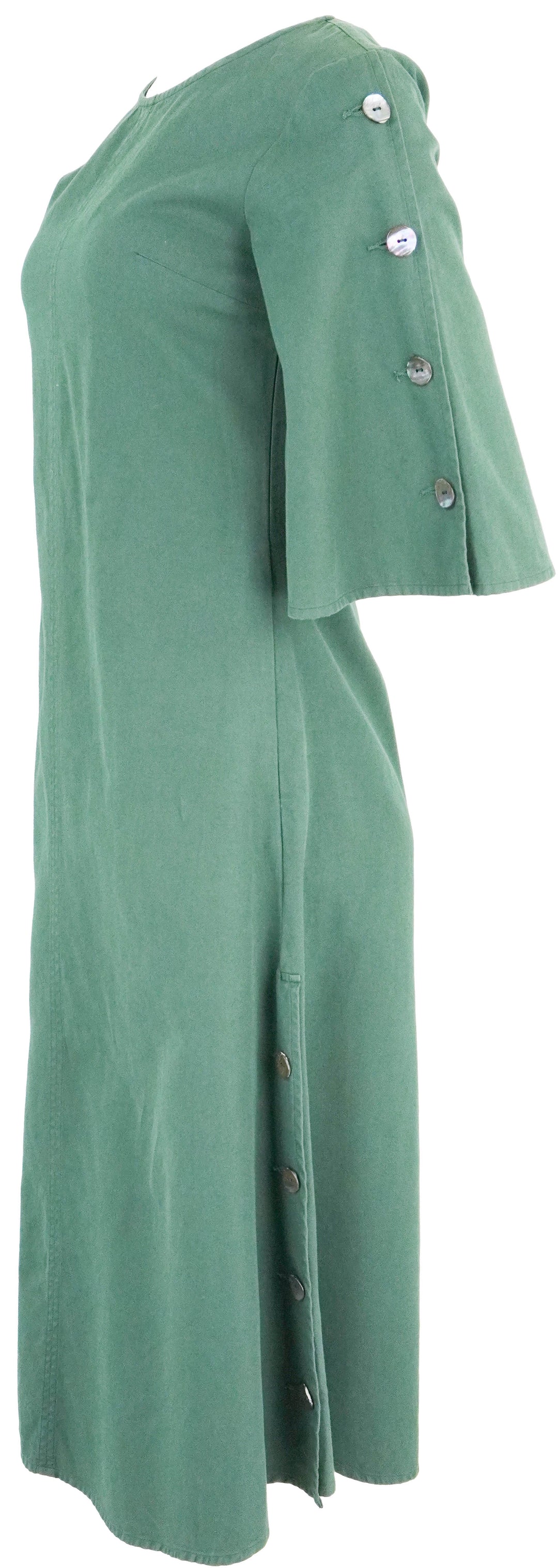 Merlette Falten Dress in Deep Forest - Discounts on Merlette at UAL