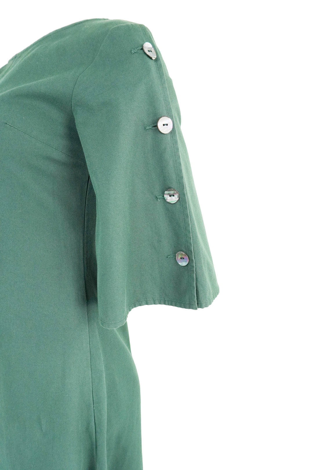 Merlette Falten Dress in Deep Forest - Discounts on Merlette at UAL
