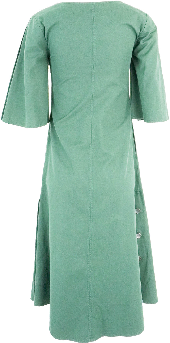 Merlette Falten Dress in Deep Forest - Discounts on Merlette at UAL