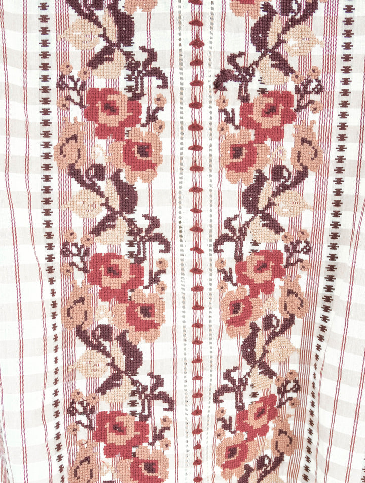 Ulla Johnson Emi Blouse in Madras - Discounts on Ulla Johnson at UAL