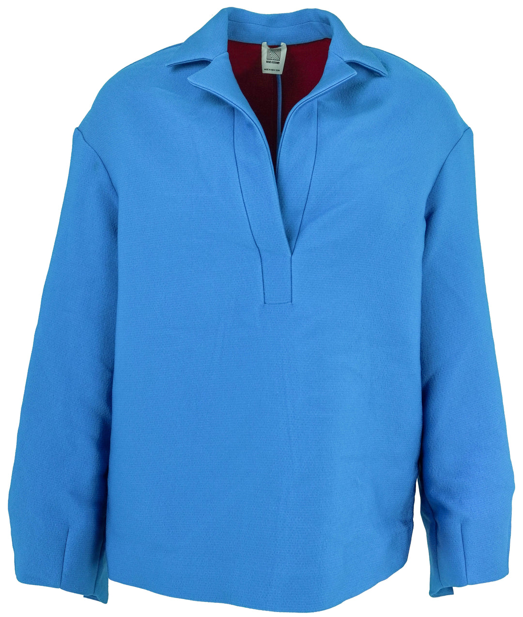 Rosie Assoulin Tulip Pullover Top in Blue - Discounts on Rosie Assoulin at UAL