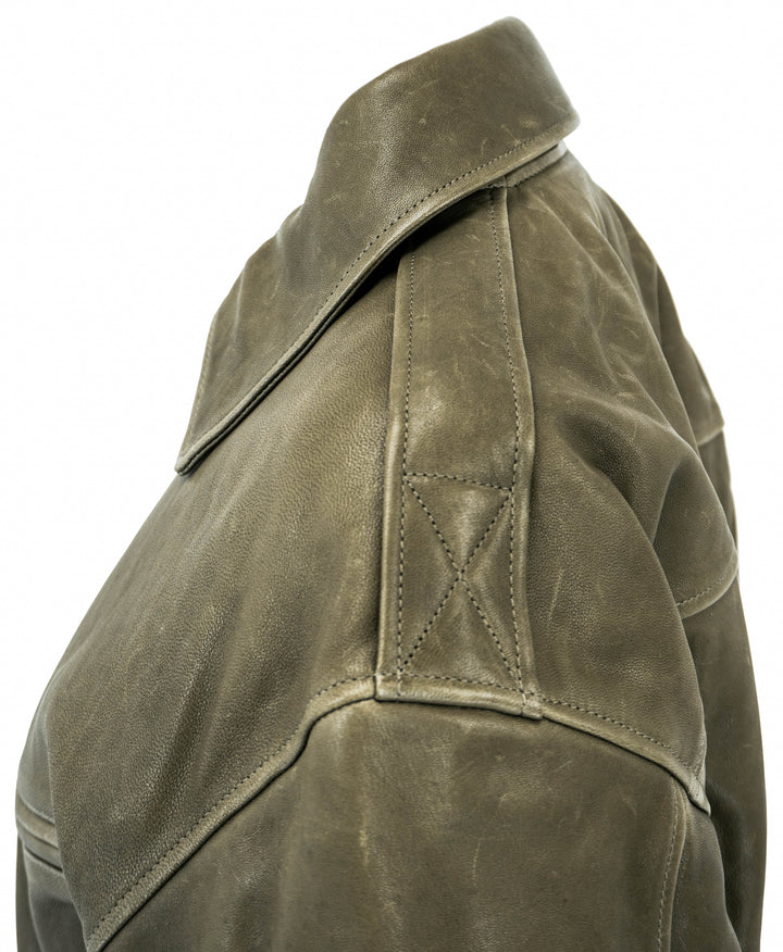 Petar Petrov Criminal Jacket in Hunter - Discounts on Petar Petrov at UAL