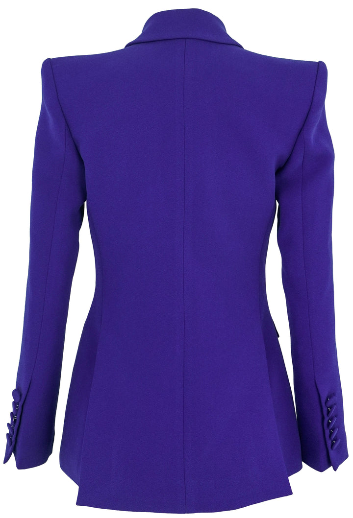 Alex Perry Doubled Breasted Fitted Blazer in Royal Blue - Discounts on Alex Perry at UAL