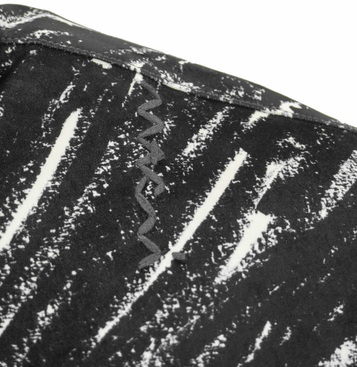 Marni Crayon Flocked Button Down Shirt in Black and White - Discounts on Marni at UAL