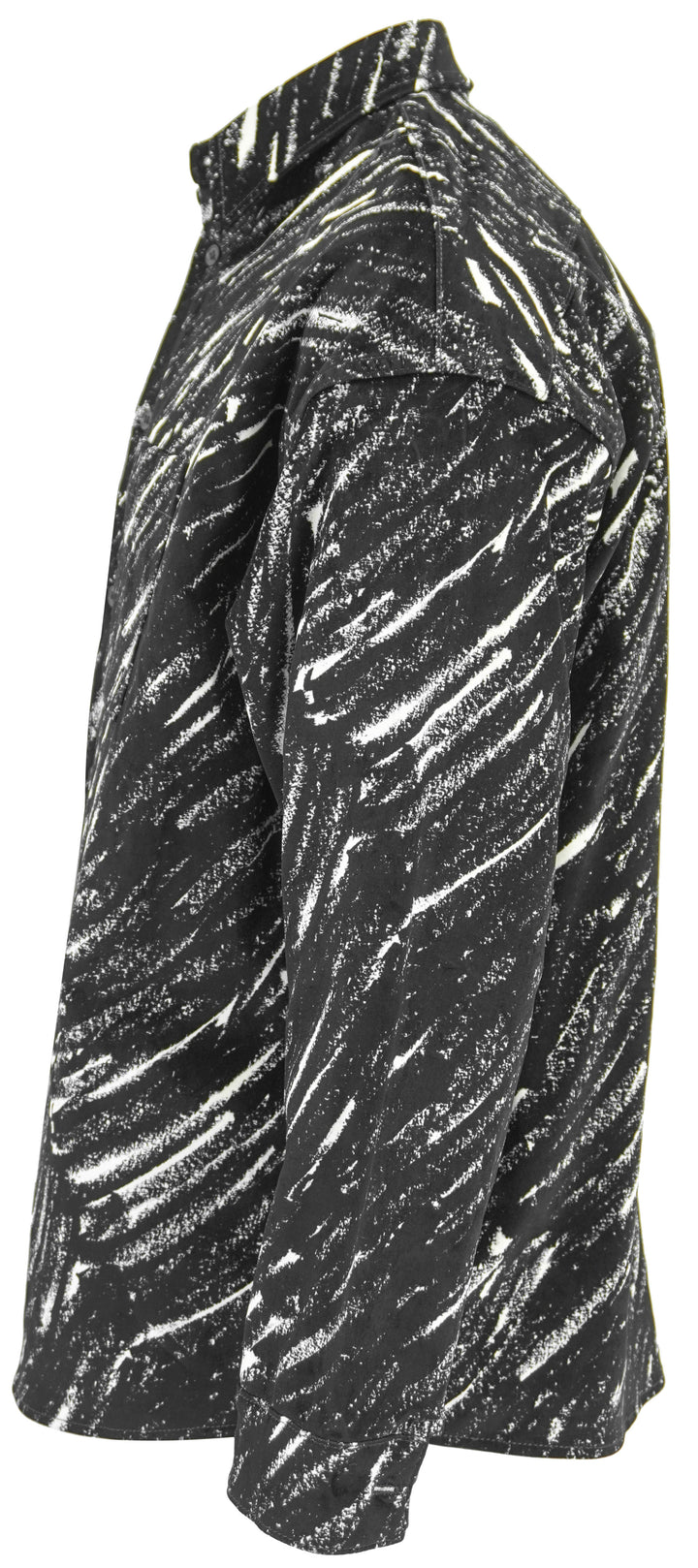 Marni Crayon Flocked Button Down Shirt in Black and White - Discounts on Marni at UAL