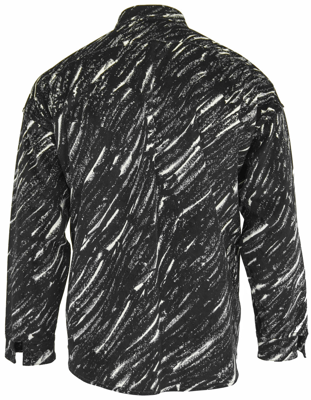 Marni Crayon Flocked Button Down Shirt in Black and White - Discounts on Marni at UAL