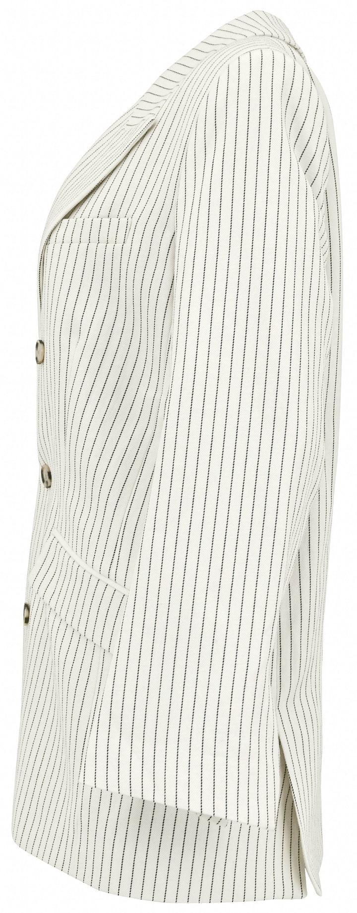 Frame Double Breasted Blazer in Cream Multi - Discounts on Frame at UAL