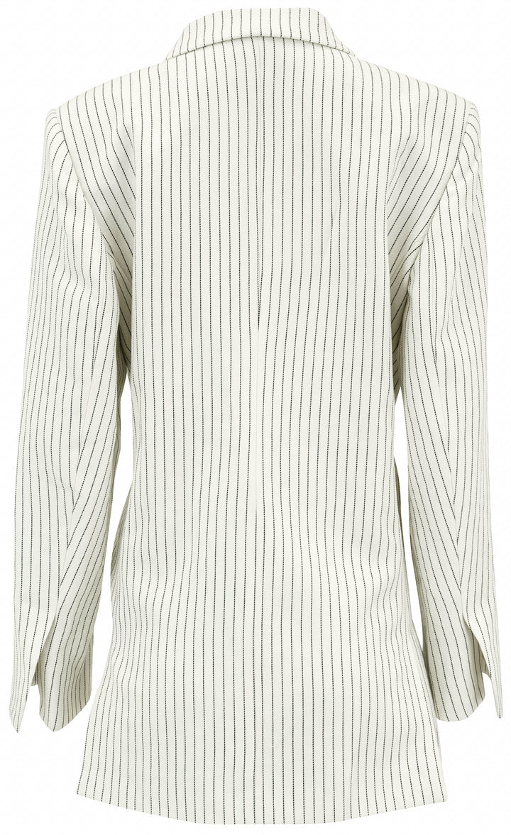 Frame Double Breasted Blazer in Cream Multi - Discounts on Frame at UAL