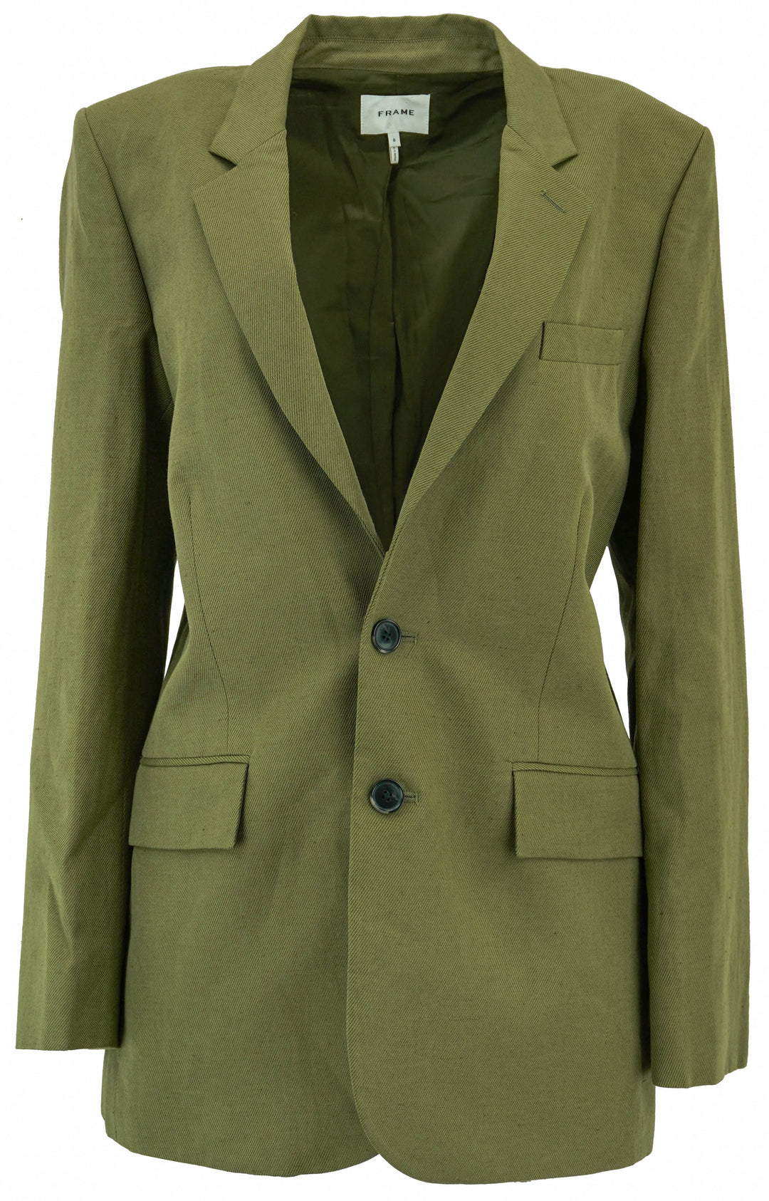 Frame Everyday Blazer in Military Green - Discounts on Frame at UAL