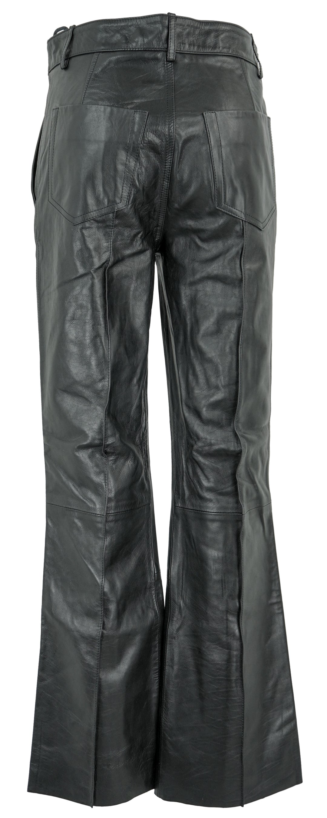 Petar Petrov Leather Pants in Black - Discounts on Petar Petrov at UAL