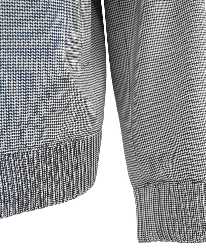 Boss Hanry Wing Houndstooth Print Jacket in Black and White - Discounts on Hugo Boss at UAL