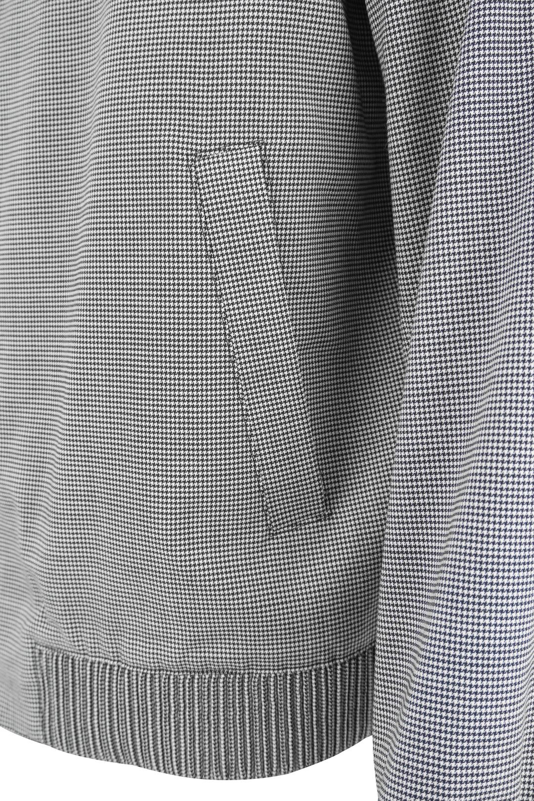 Boss Hanry Wing Houndstooth Print Jacket in Black and White - Discounts on Hugo Boss at UAL