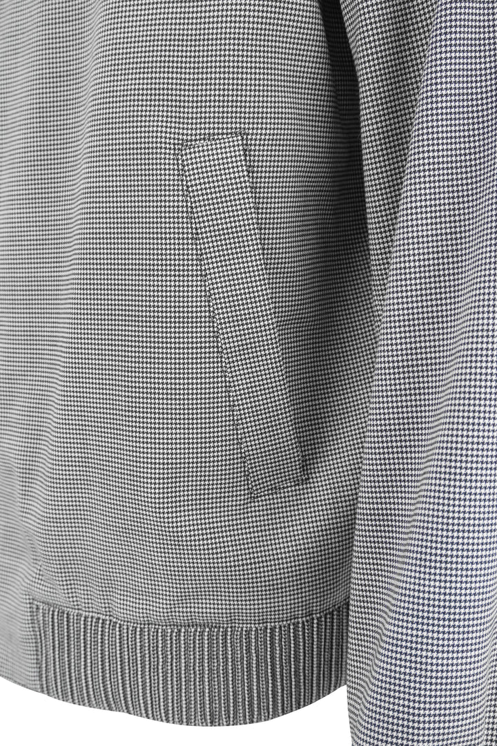 Boss Hanry Wing Houndstooth Print Jacket in Black and White - Discounts on Hugo Boss at UAL