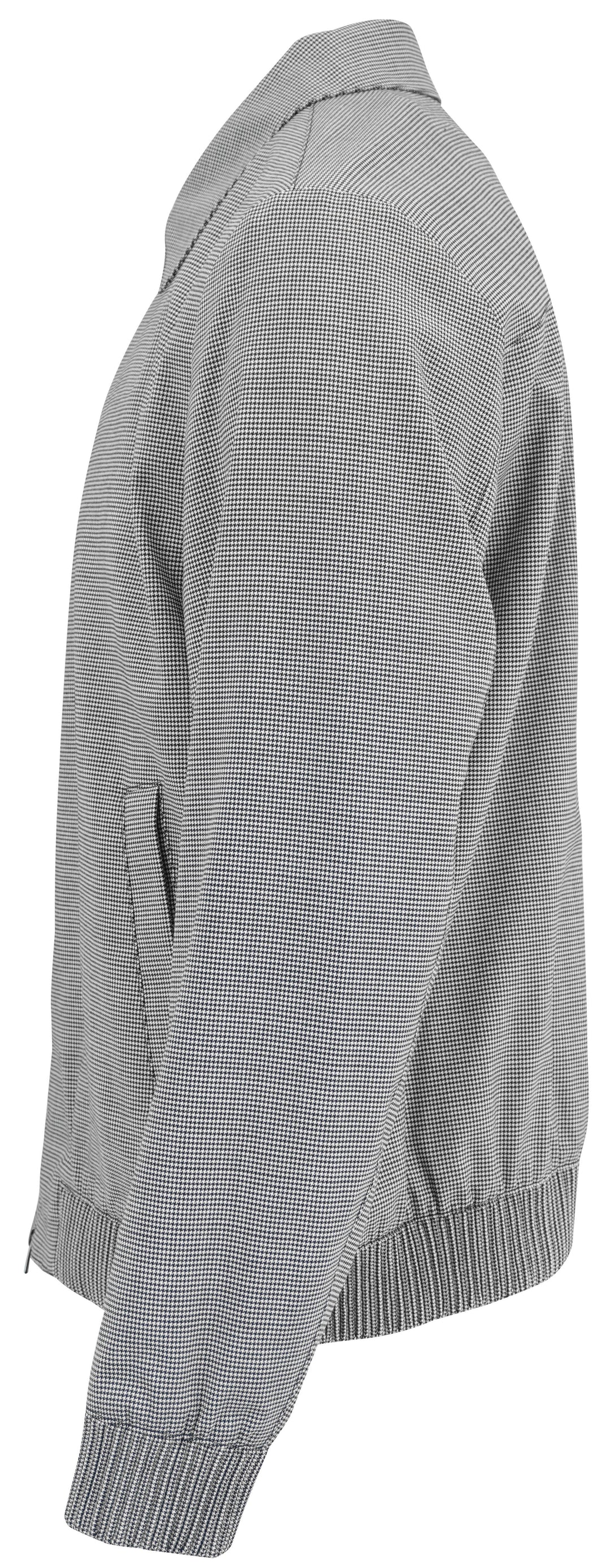 Boss Hanry Wing Houndstooth Print Jacket in Black and White - Discounts on Hugo Boss at UAL