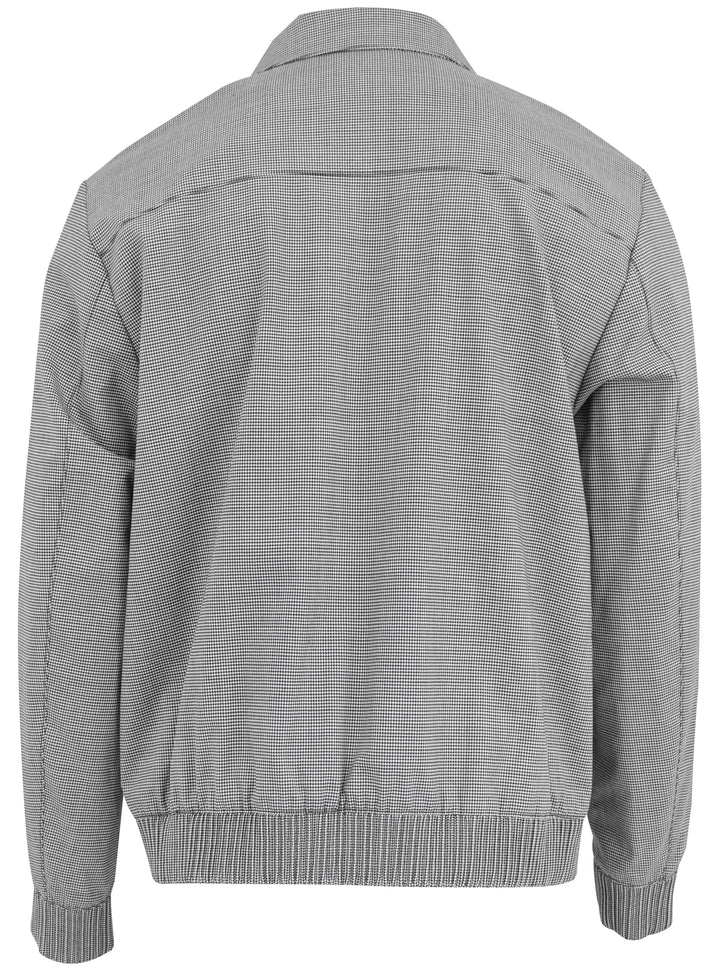 Boss Hanry Wing Houndstooth Print Jacket in Black and White - Discounts on Hugo Boss at UAL