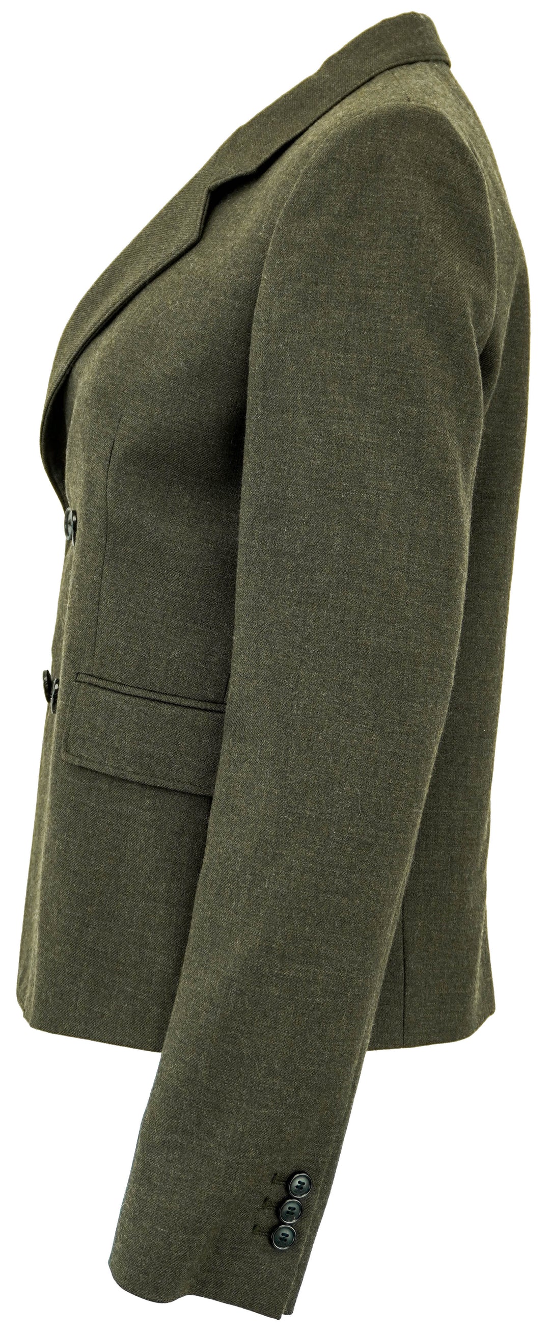 Loewe Short Jacket in Dark Moss - Discounts on LOEWE at UAL