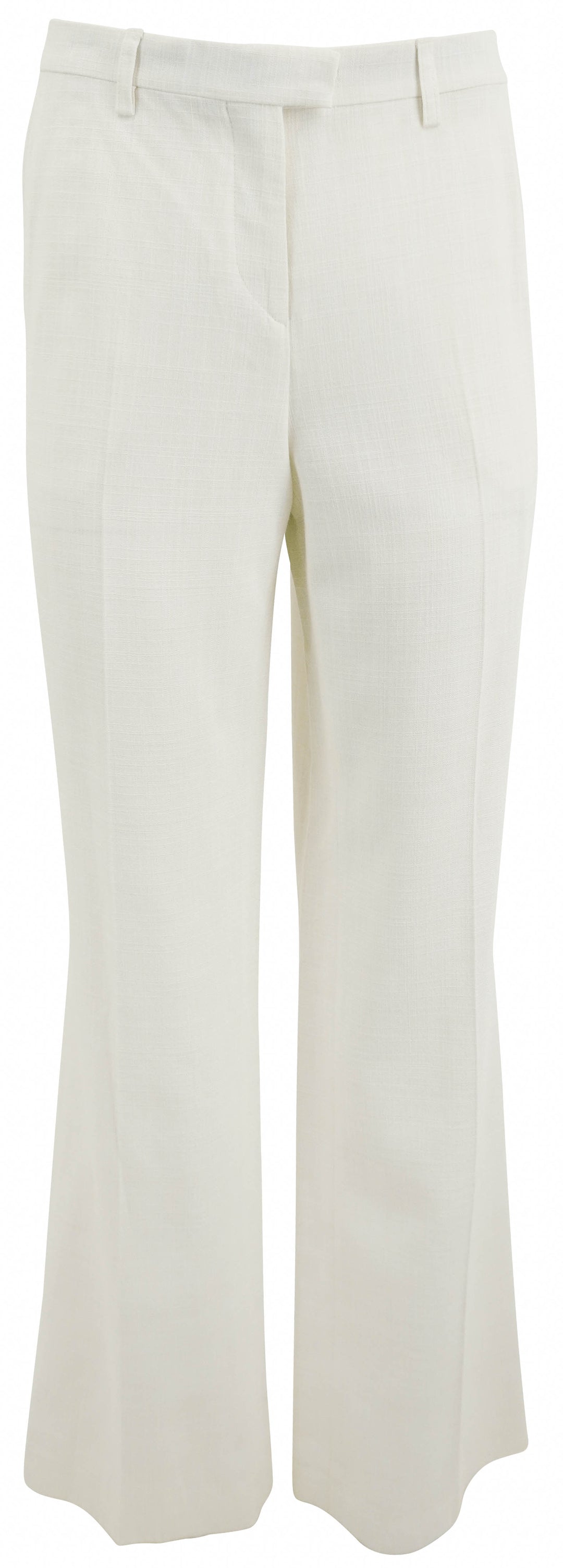 Etro Slub-Texture Trousers in Off White - Discounts on Etro at UAL