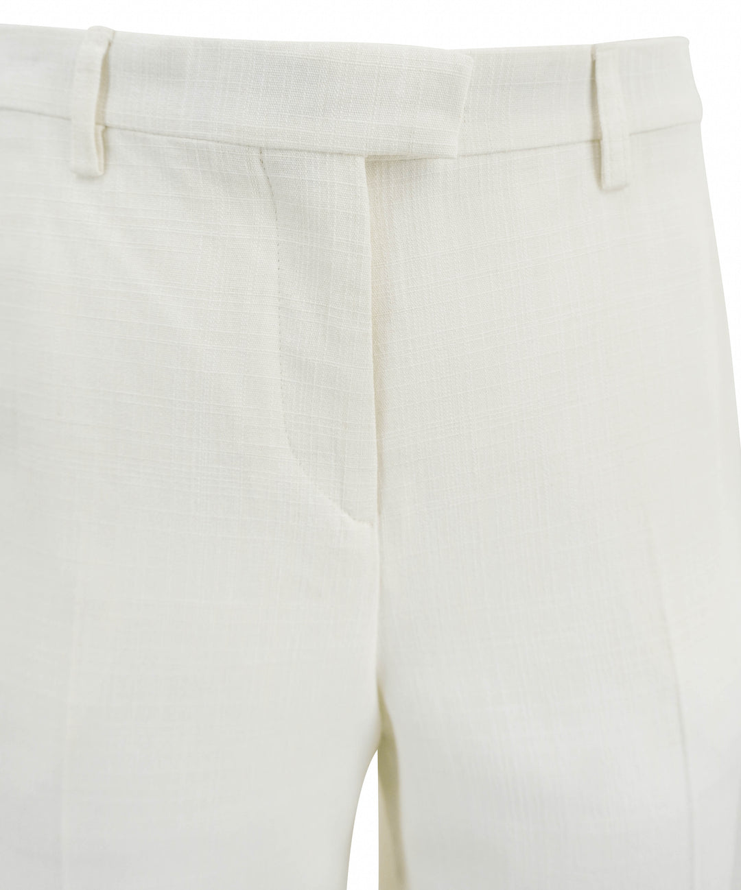 Etro Slub-Texture Trousers in Off White - Discounts on Etro at UAL