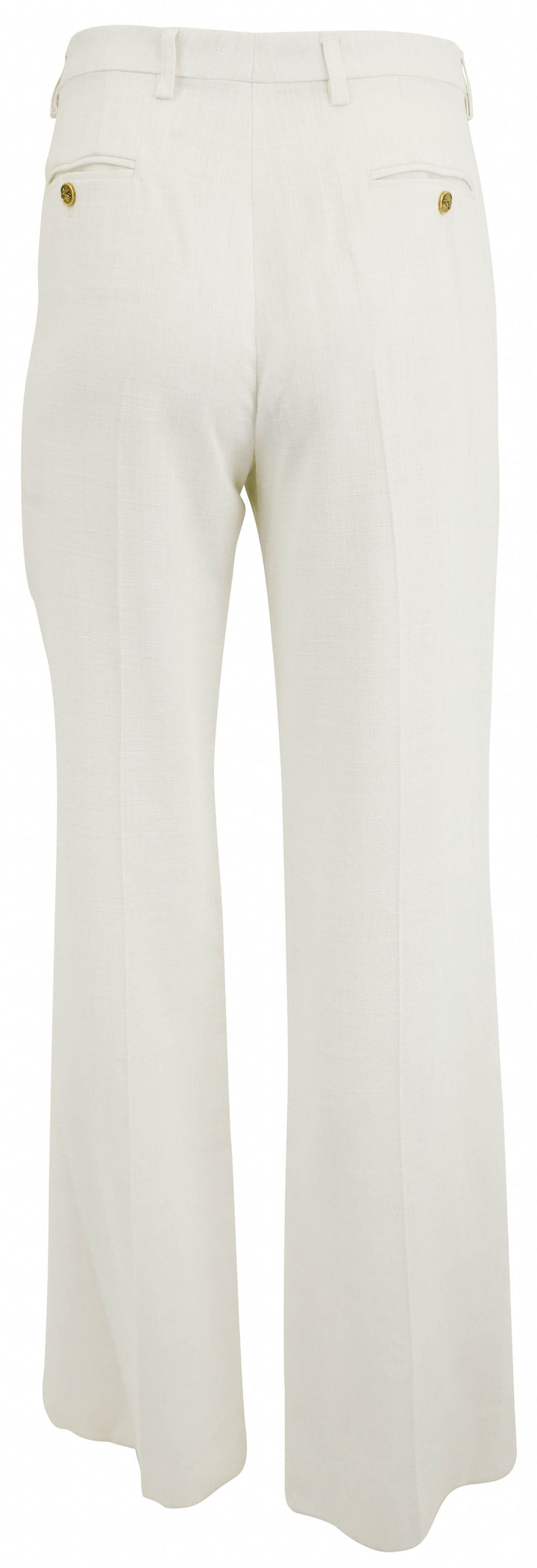 Etro Slub-Texture Trousers in Off White - Discounts on Etro at UAL