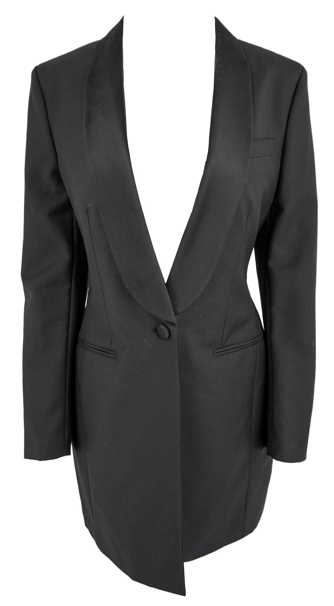 Givenchy Draped Back Blazer in Black - Discounts on Givenchy at UAL