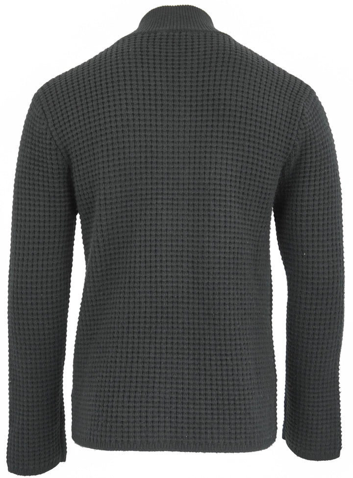 John Elliott Zip Front Cardigan in Black - Discounts on John Elliott at UAL