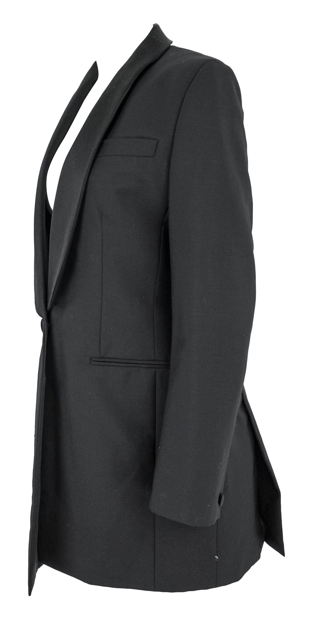 Givenchy Draped Back Blazer in Black - Discounts on Givenchy at UAL