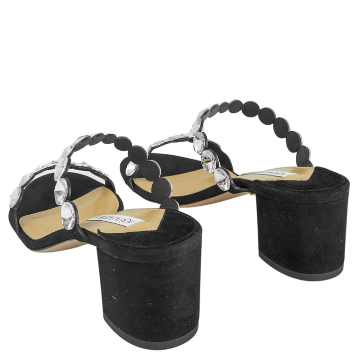 Aquazzura Maxi Tequila Sandals in Black - Discounts on Aquazzura at UAL