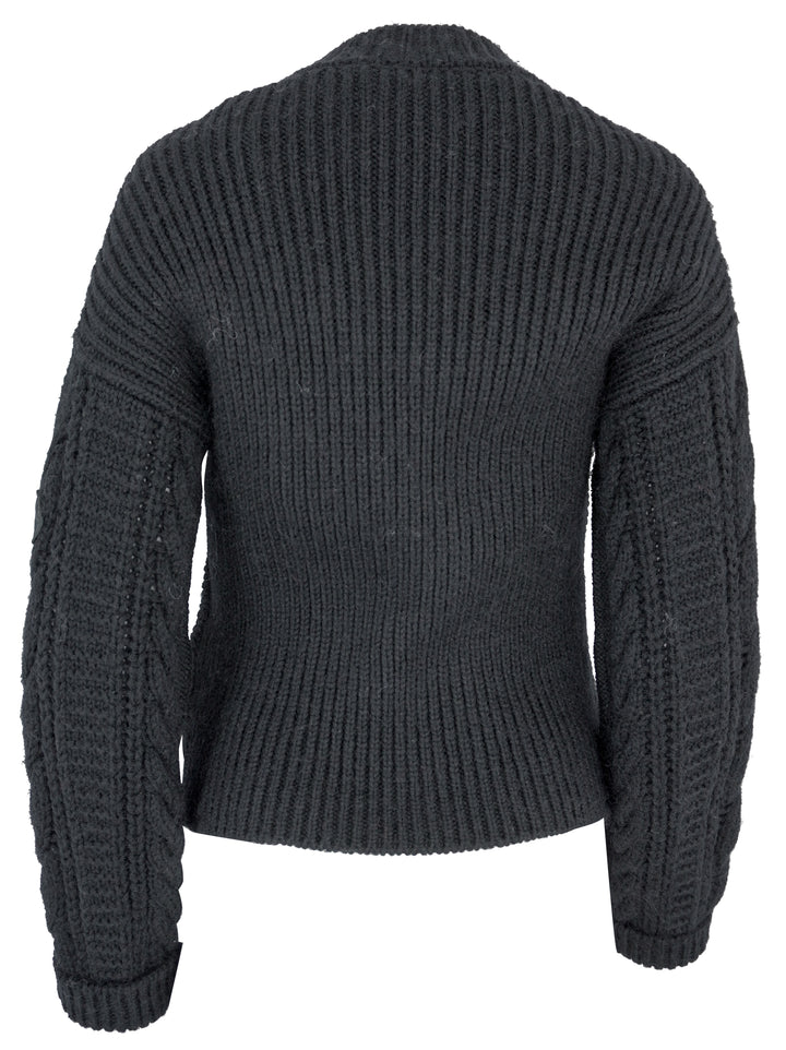 Moncler Embellished Sweater in Black - Discounts on Moncler at UAL